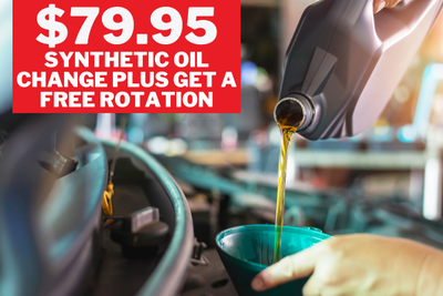 Synthetic Oil Change & Rotation