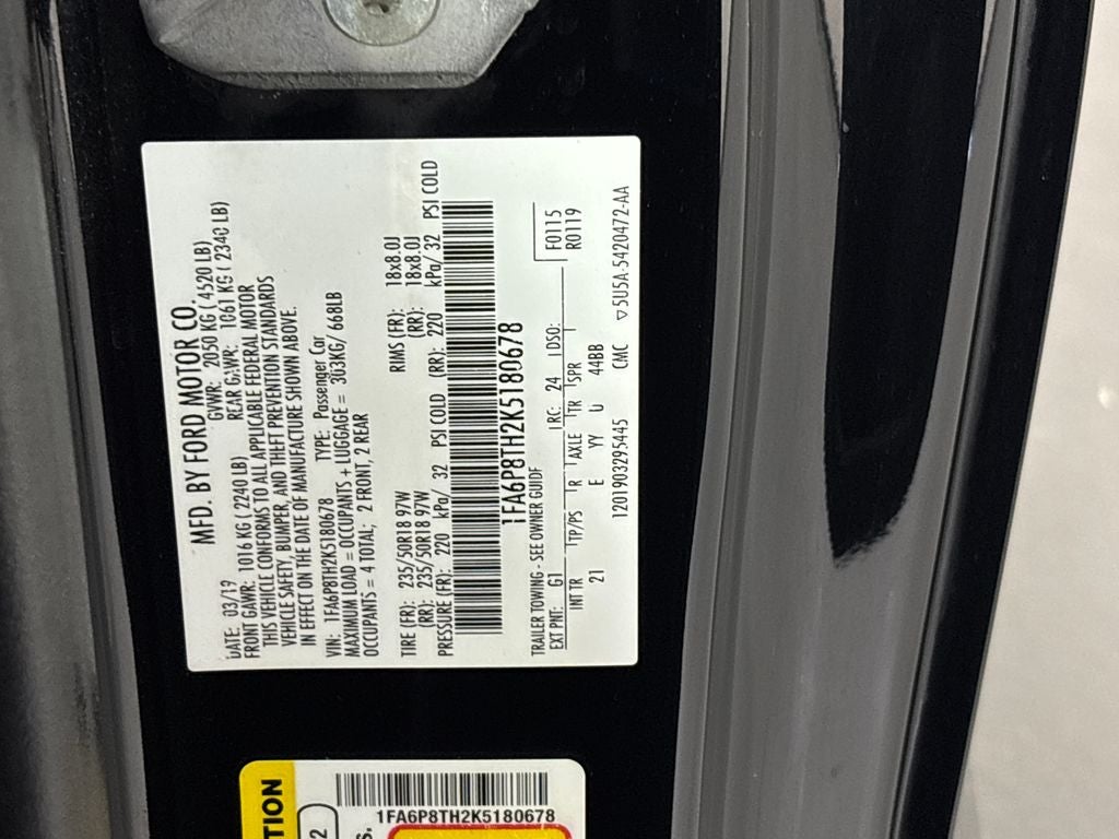 2019 Ford Mustang EcoBoost