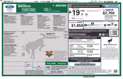 2022 Ford Bronco Outer Banks