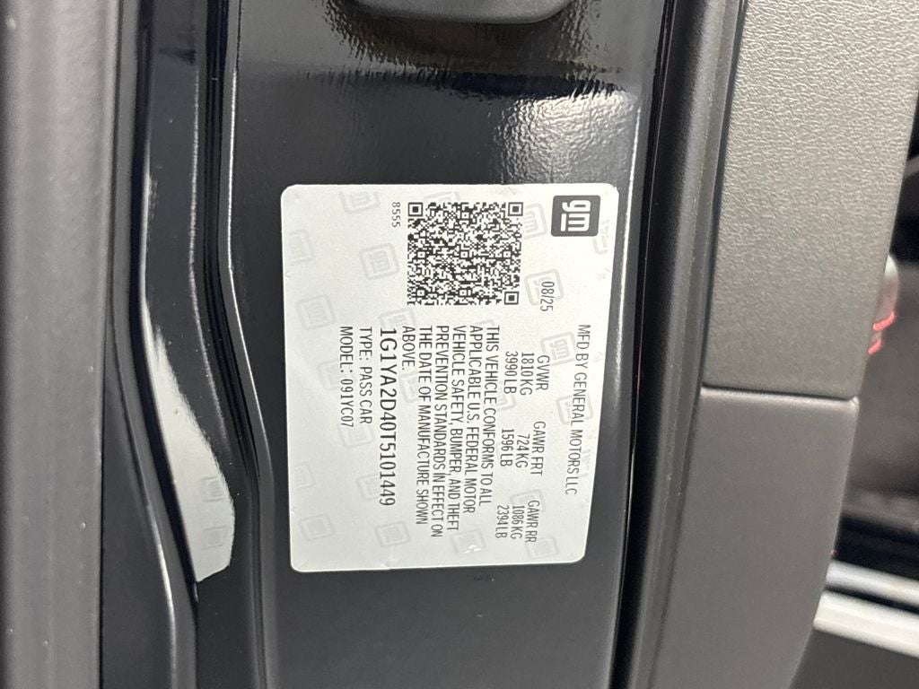 2026 Chevrolet Corvette Stingray 1LT