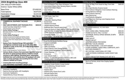 2024 BrightDrop Zevo 400 Base