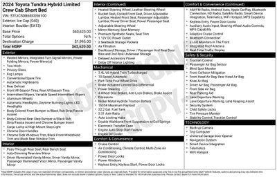 2024 Toyota Tundra Hybrid Limited