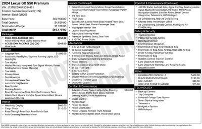 2024 Lexus GX 550 Premium