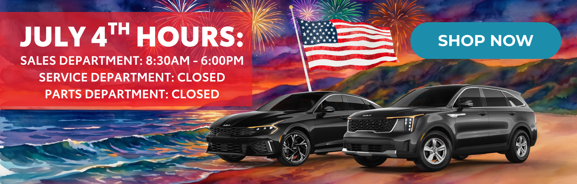 July 4th Hours