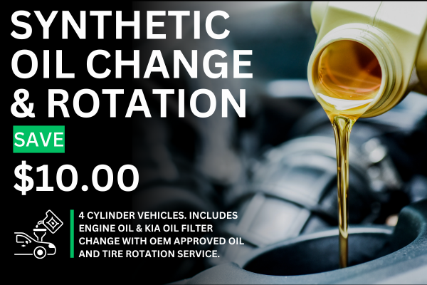 Synthetic Oil Change & Rotation