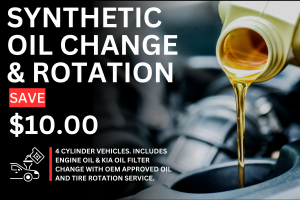 Synthetic Oil Change & Rotation