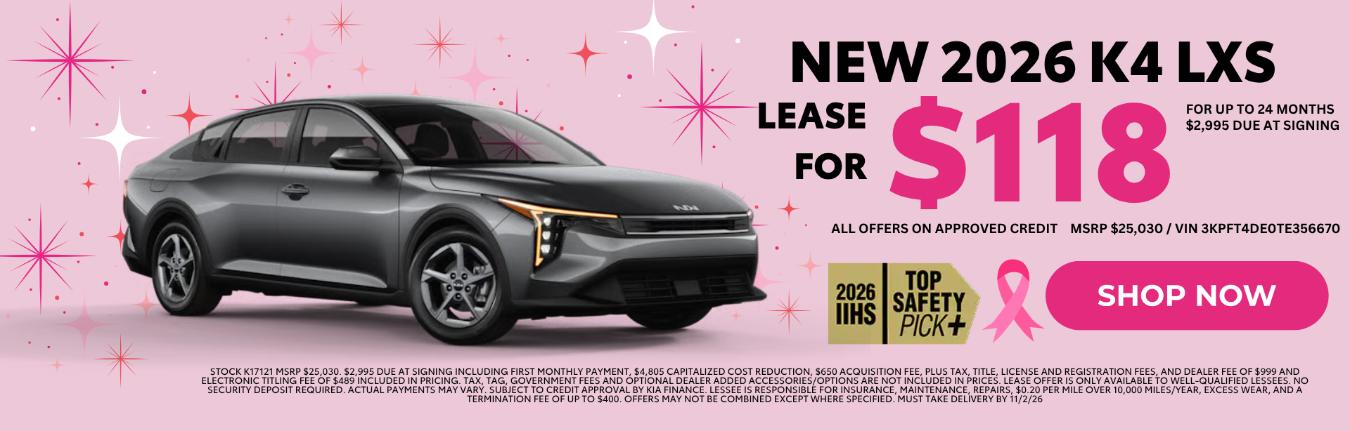 NEW 2026 KIA K4