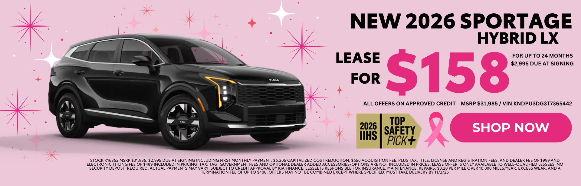 New 2026 Kia Sportage